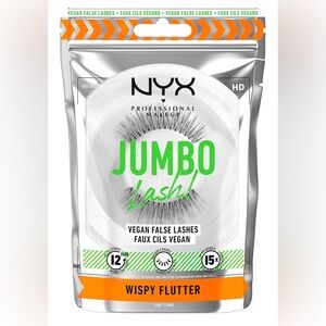 BNIP NYX Jumbo Lash Vegan False Lashes - Wispy Flutter (Black)
